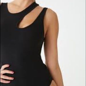 asymmetrical bodysuit